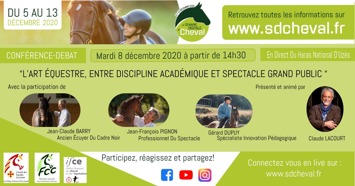 Débat conférence Semaine digitale du cheval