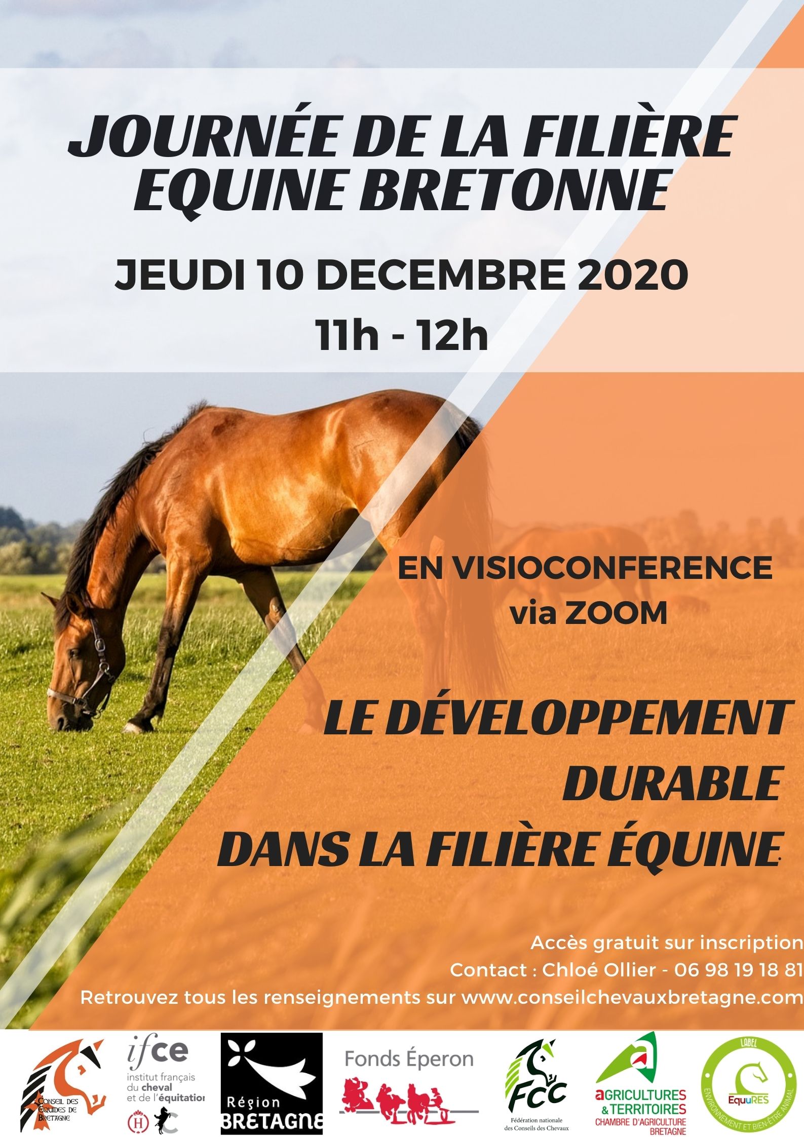 🔁 Replay : La Journée Filière Equine Bretonne sur le développement durable dans la filière équine 🌳 🐎