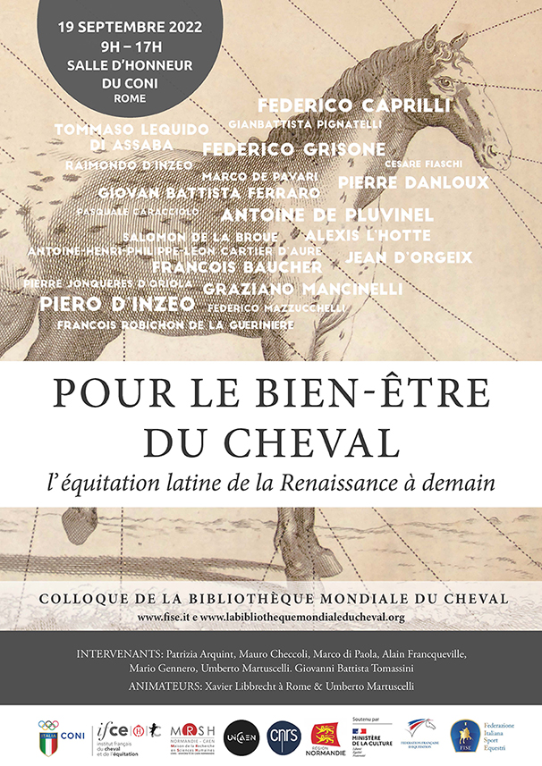 Colloque de La Bibliothèque Mondiale du Cheval