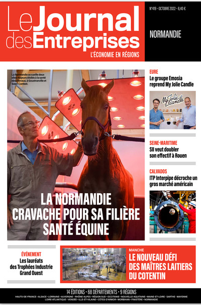 Le numéro d’octobre (n°419) du Journal des Entreprises Normandie enquête sur la filière équine