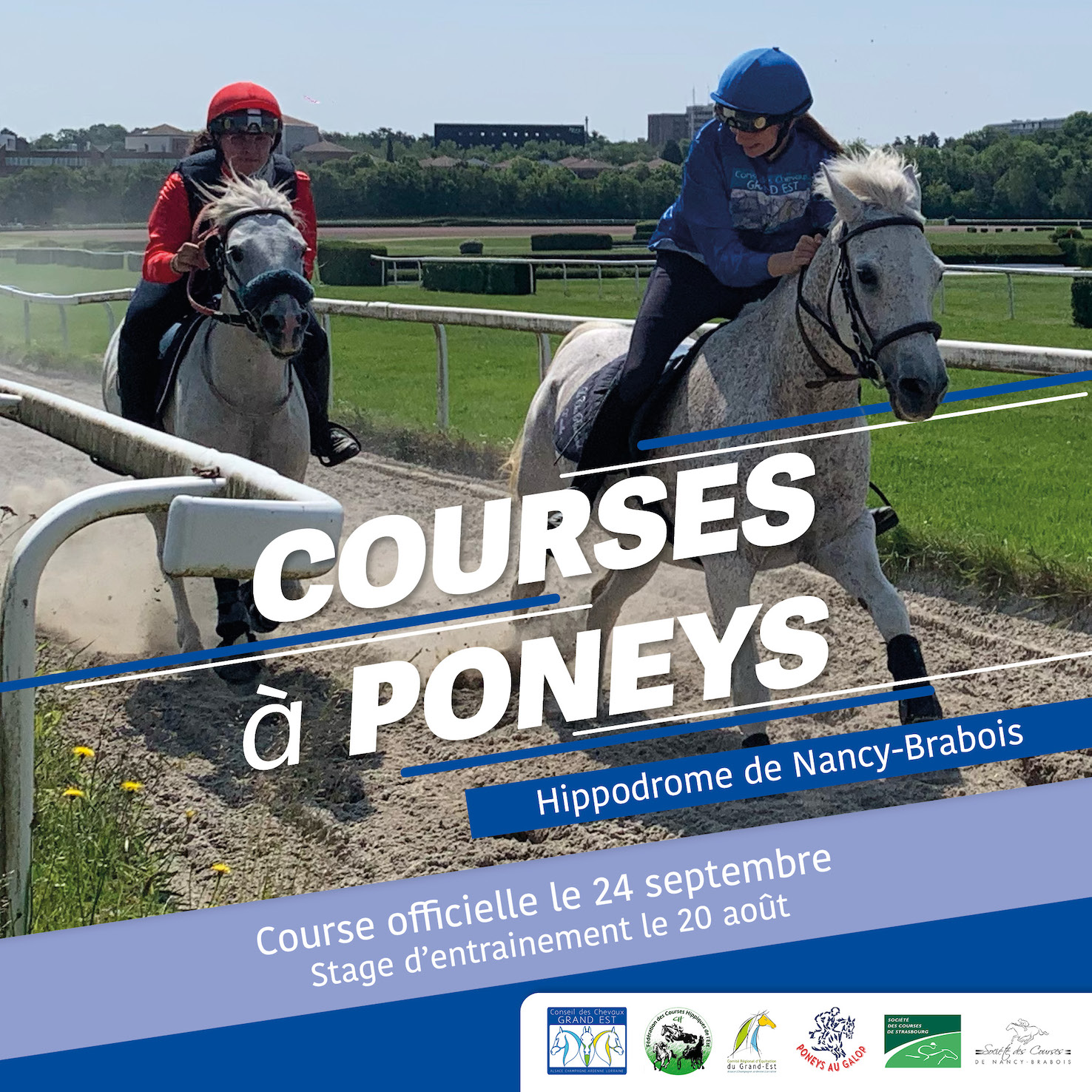 Un nouveau stage de course à poneys à l'Hippodrome de Nancy-Brabois