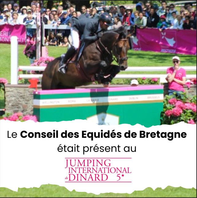 Le CEB était présent au Jumping International de Dinard