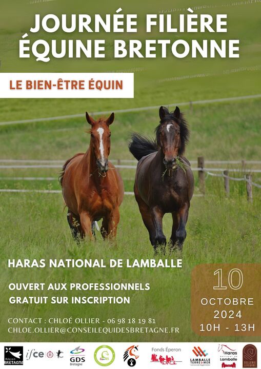 Journée Filière Equine Bretonne - Inscriptions