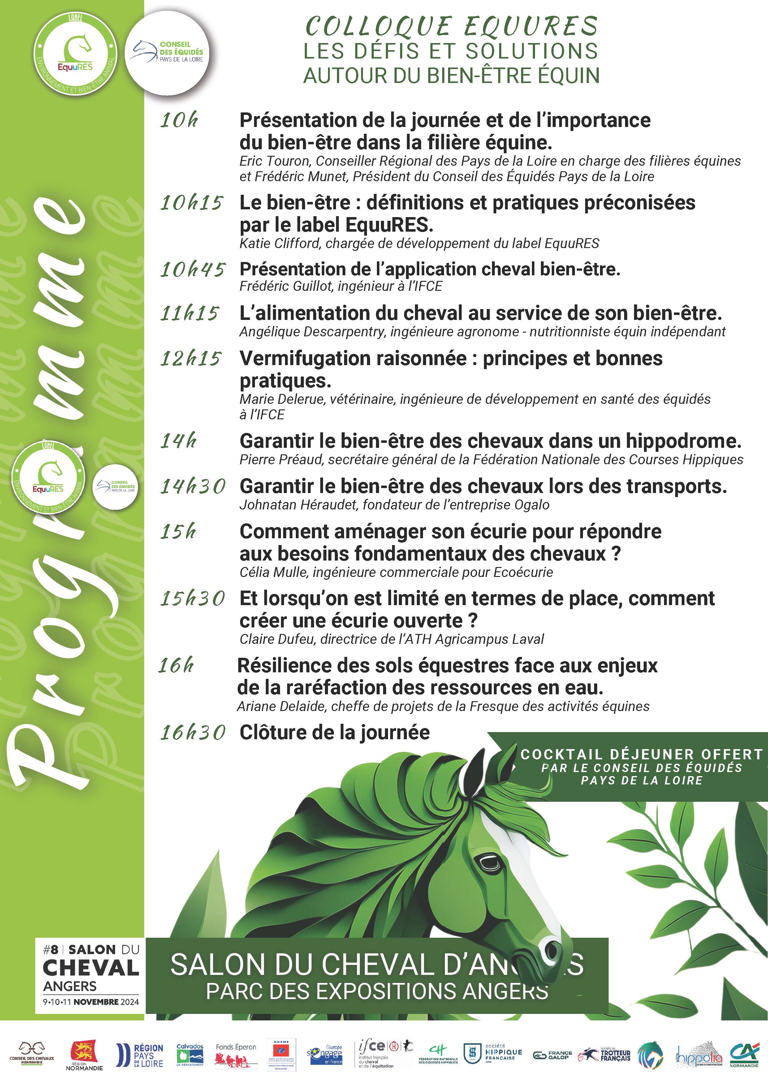 Colloque EquuRES : Les défis et solutions autour du bien-être équin