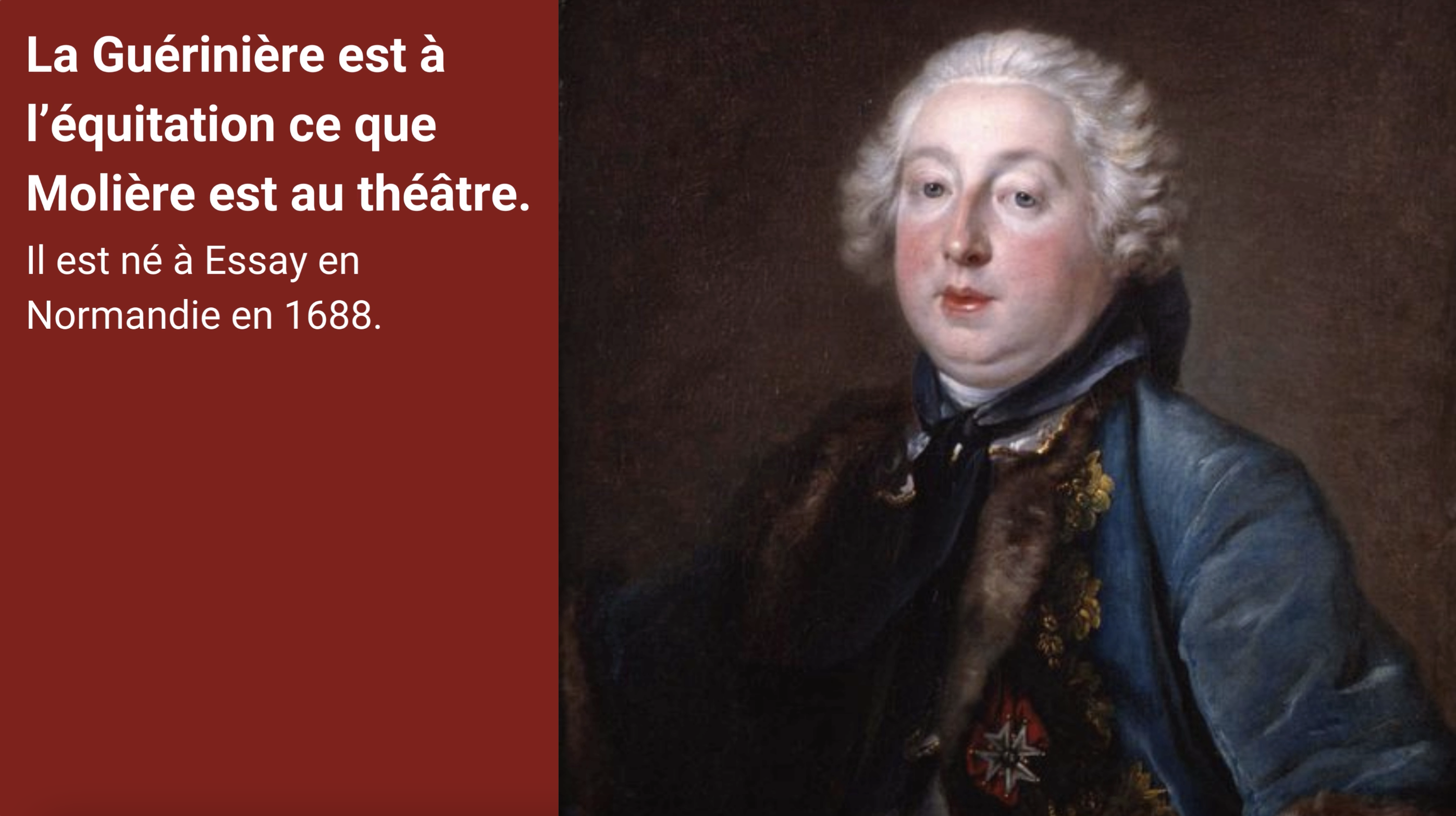 Histoires de Normandie : La Guérinière
