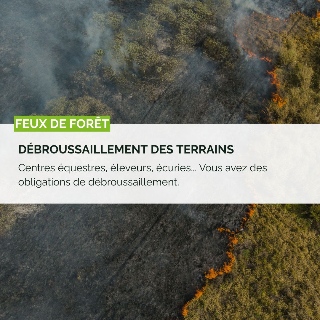 Penser à protéger son terrain des feux de végétation
