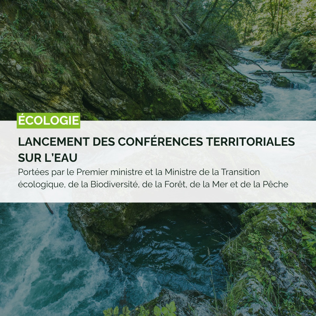 Lancement des conférences territoriales sur l’eau