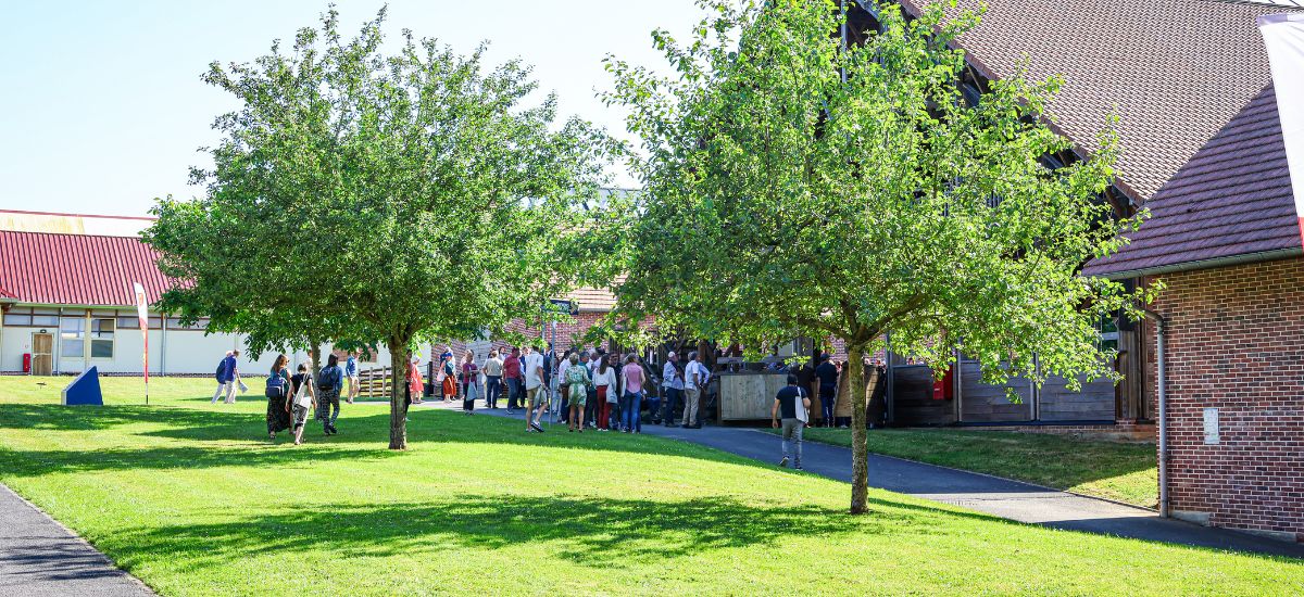 Inauguration du campus Normandie Équine Vallée à Goustranville