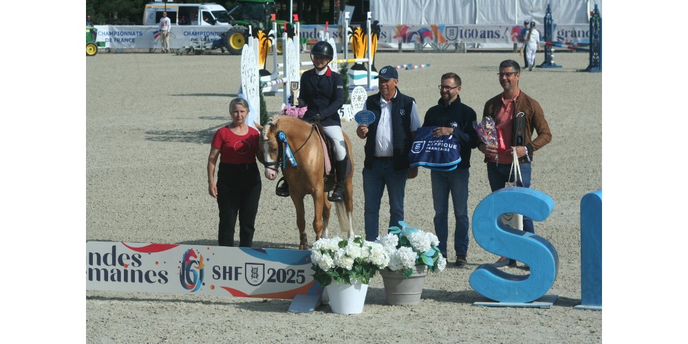 Kronos Mon Gosse, médaille d'argent des 5 ans au Sologn'Pony
