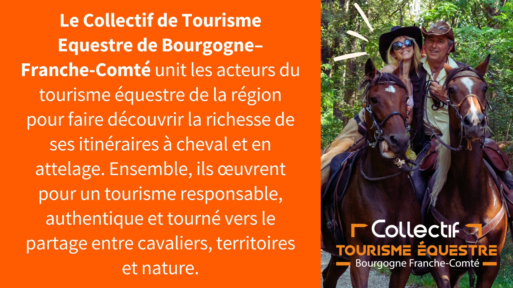 Le Collectif Tourisme Equestre de Bourgogne Franche-Comté vous donne rendez-vous à Equita'Lyon