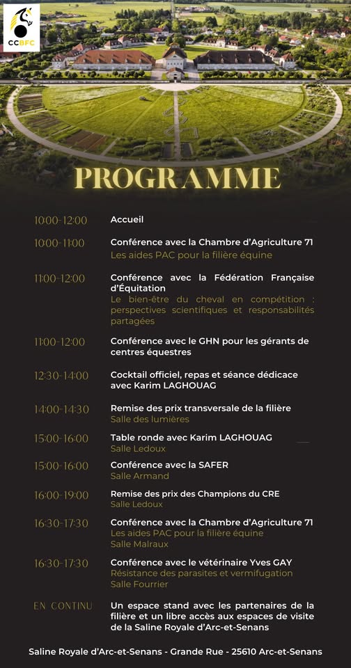 Journée filière : programme de la journée