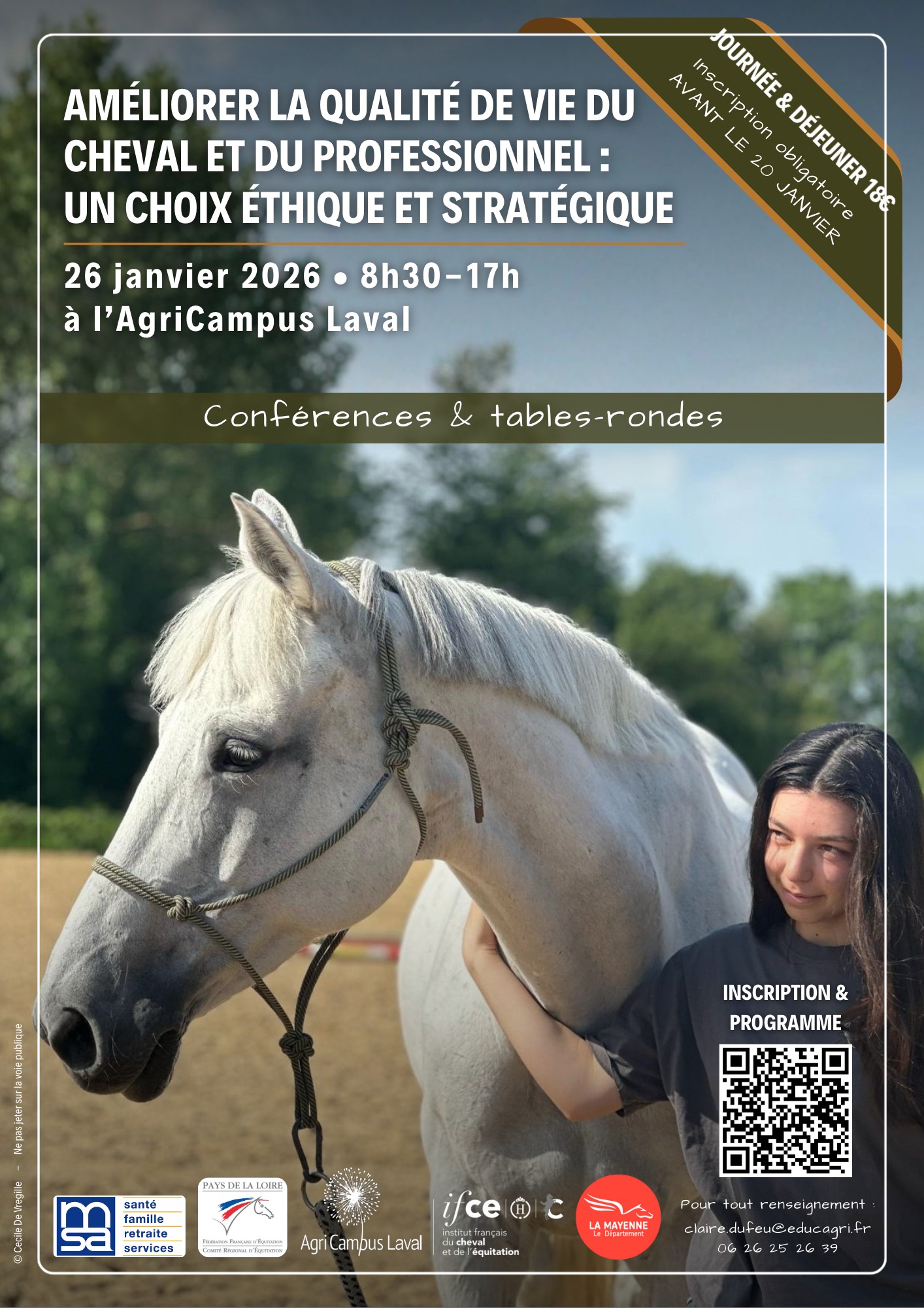 Colloque : Améliorer la qualité de vie du cheval et du professionnel, un choix éthique et stratégique