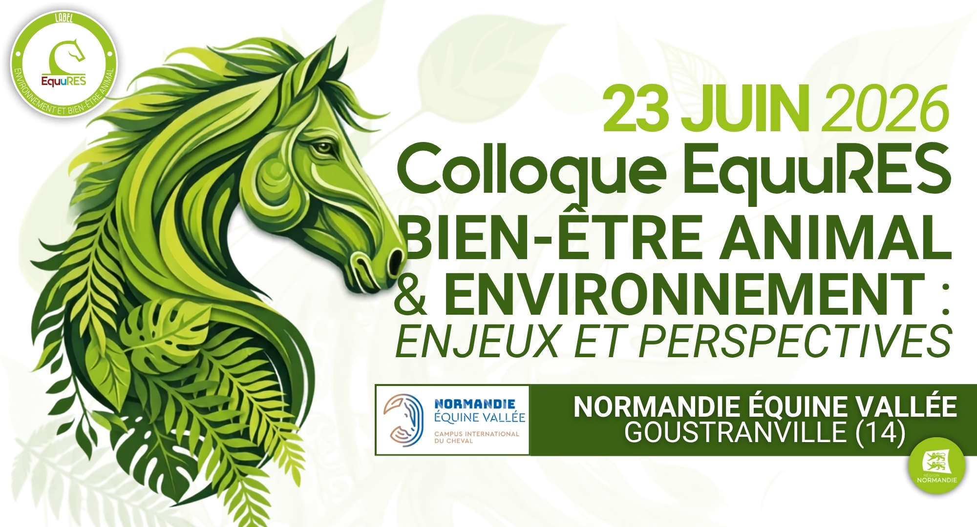 Un colloque sur le bien-être équin et l’envrionnement en Normandie : rendez-vous le 23 juin