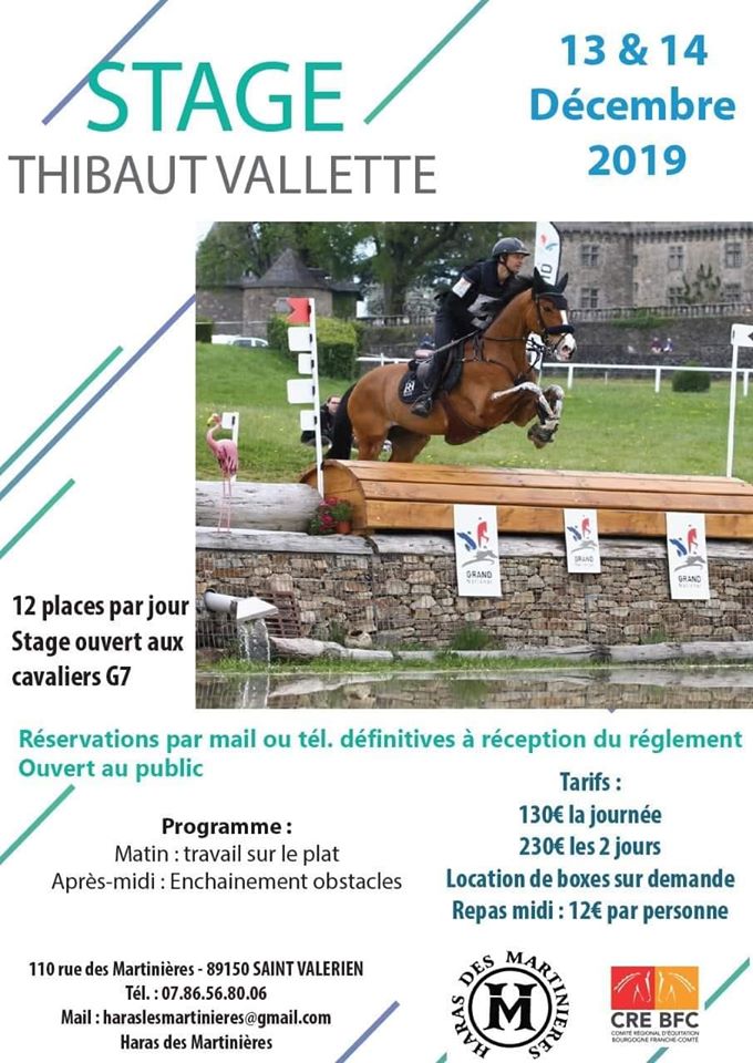 Stage avec Thibaut Vallette