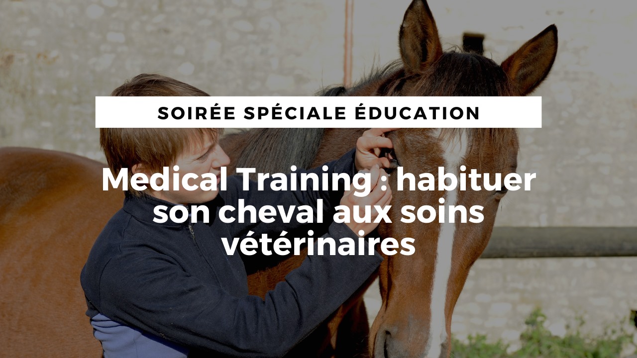 LIVE : Medical Training - habituer son cheval aux soins vétérinaires