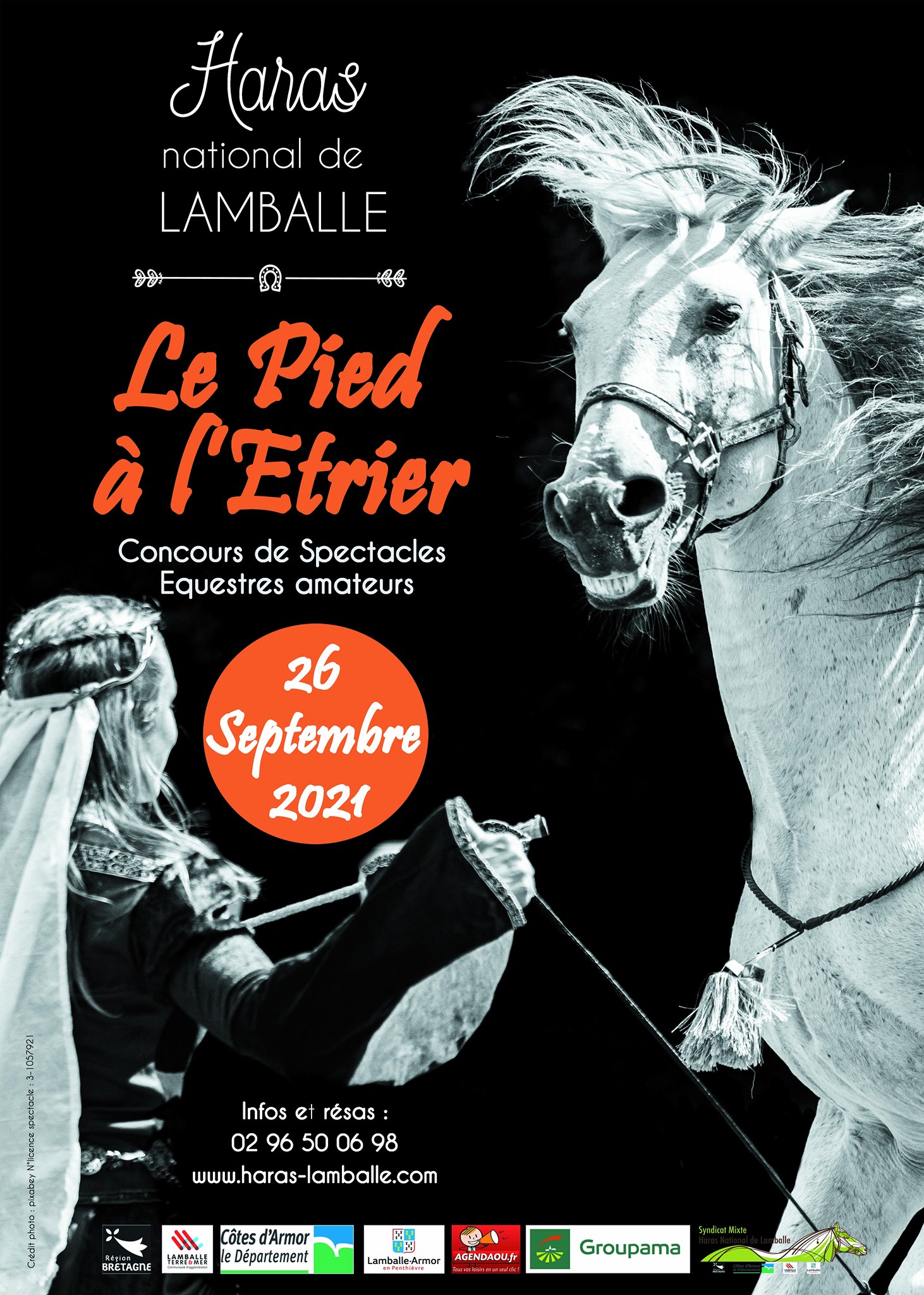 Concours de spectacle équestre - Le Pieds à l'Etrier au Haras National de Lamballe