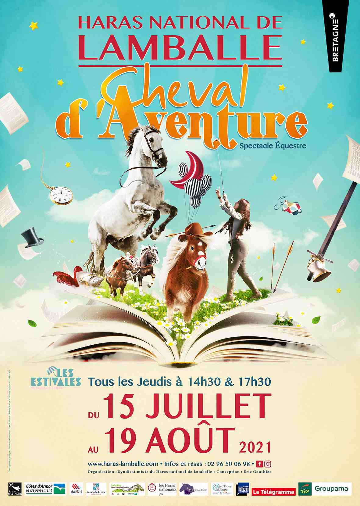 Spectacle Equestre : Cheval d'Aventure au Haras national de Lamballe
