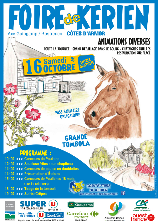 Foire aux chevaux à Kérien