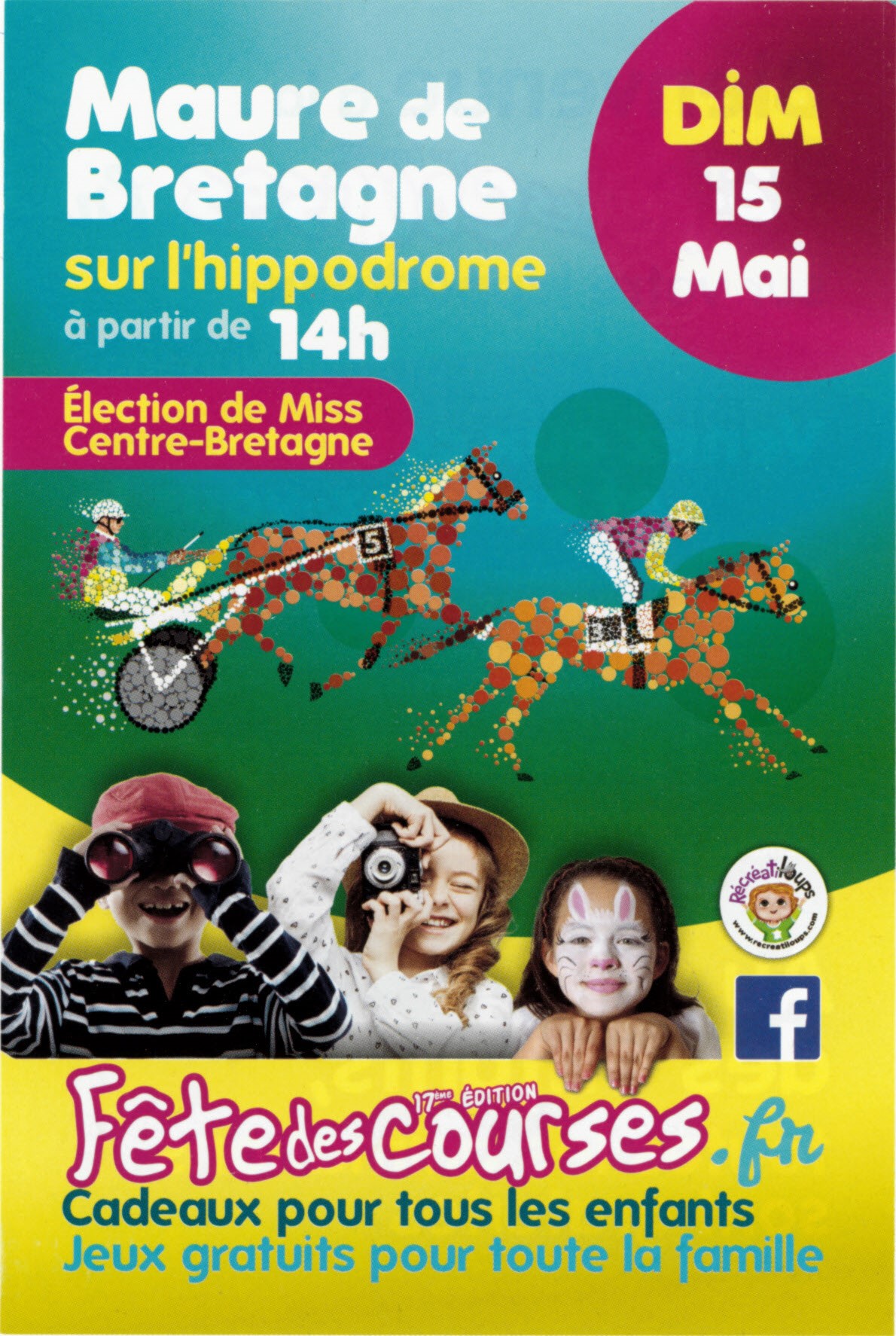 Fête des courses sur l'hippodrome de Maure de Bretagne