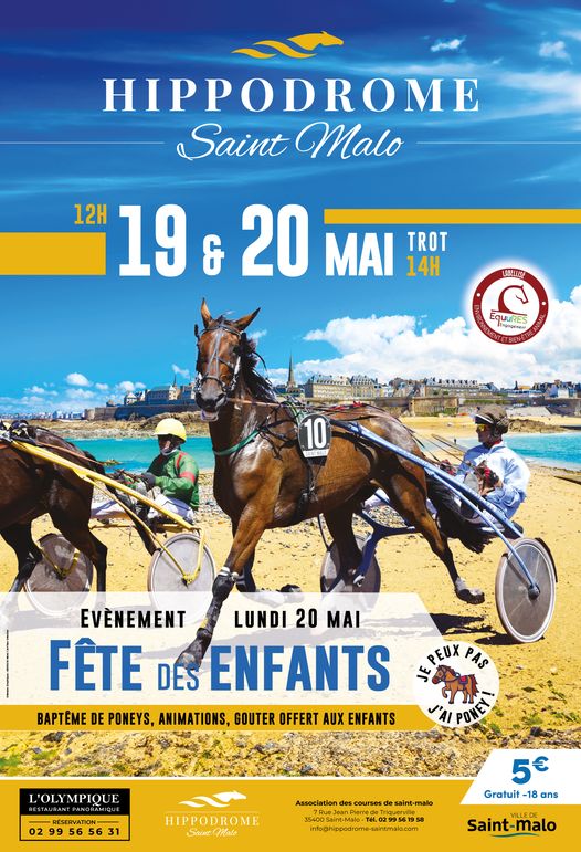 Course de trot - Hippodrome de Saint Malo