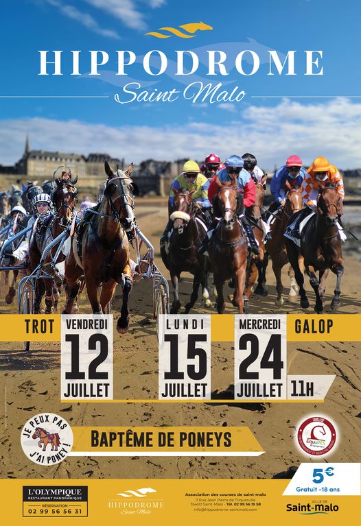 Course de galop - Hippodrome de Saint Malo
