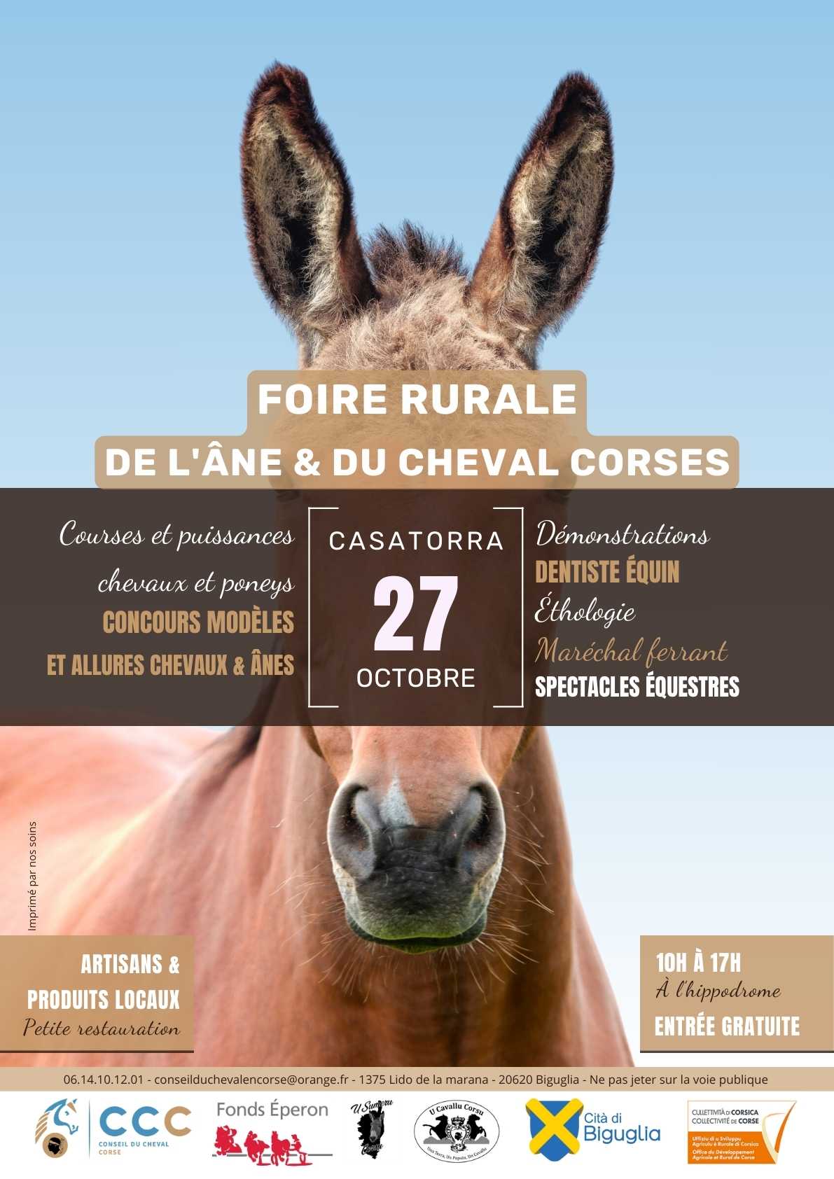Foire Rurale de l'Âne & du Cheval Corses