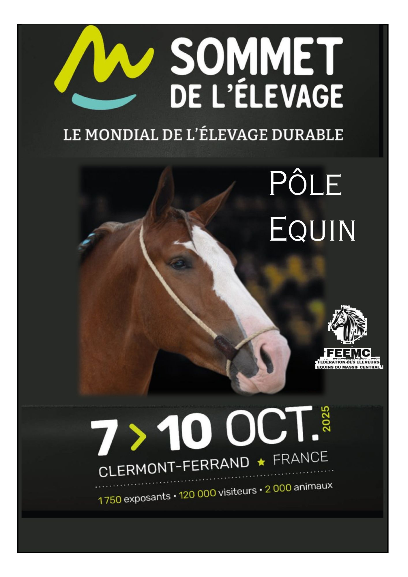 Stand Filière Equine au Sommet de l'élevage 2025