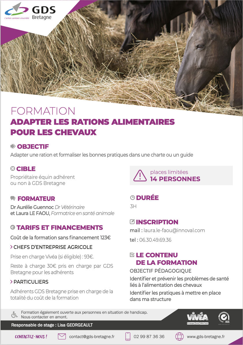 GDS Bretagne - formation pour la section équine.
