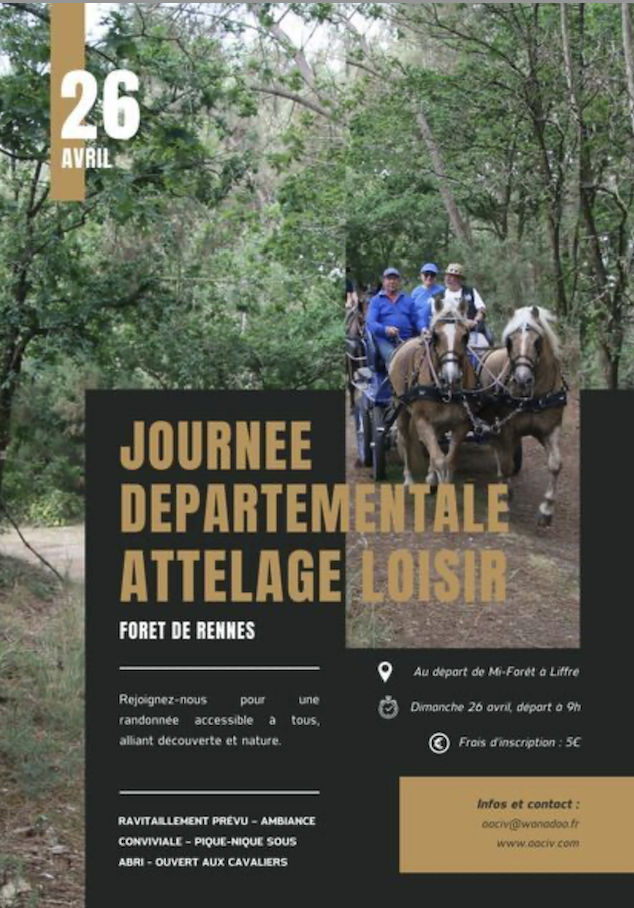 Journée départementale Attelage Loisir