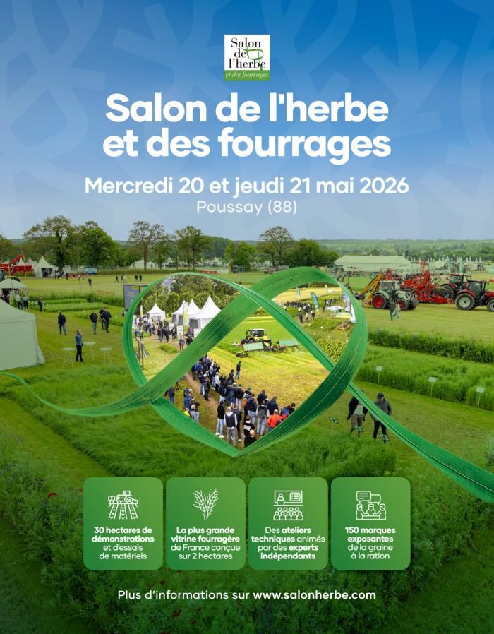 Salon de l'herbe et des fourrages de Poussay (88)
