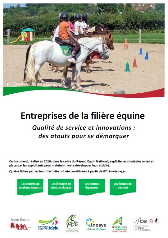 Réseau REFErences - Publications du Réseau Equin 2017