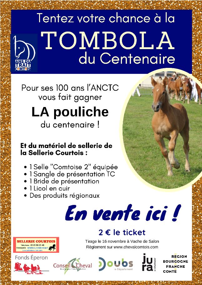 Tentez votre chance à la tombola du centenaire !