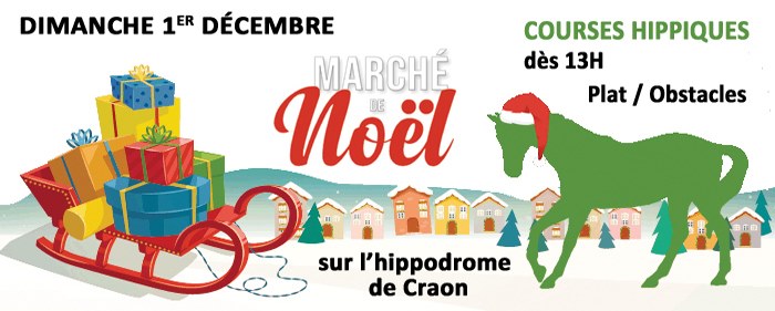 Courses hippiques et marché de Noël à Craon