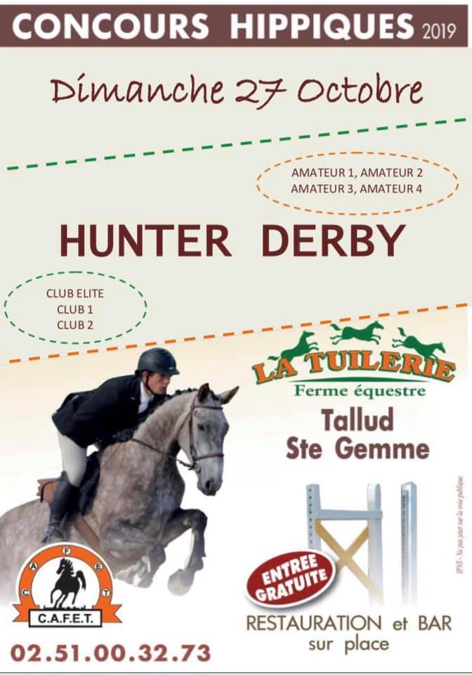 Concours de hunter à Talud Saint Gemme
