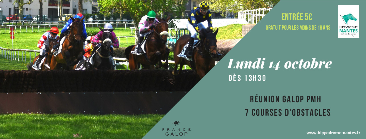 Réunion de galop à l'hippodrome de Nantes