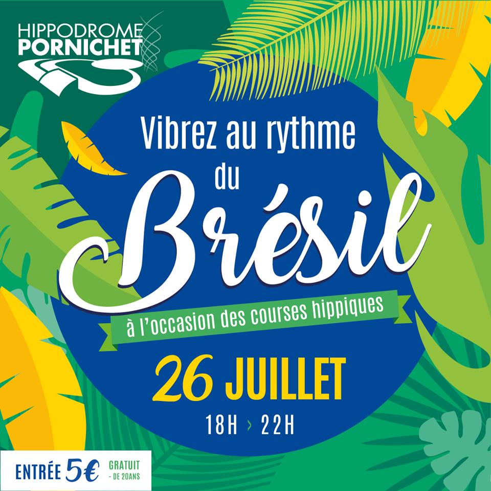 Réunion de trot premium à l'hippodrome de Pornichet